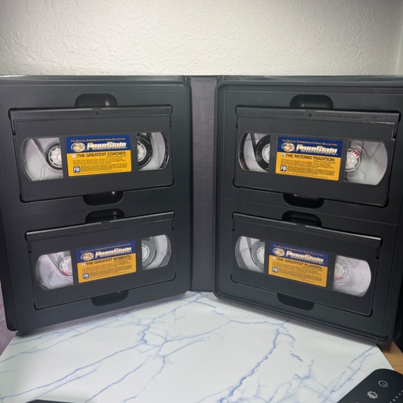 Official PENN STATE Football Commemorative Video Collection - 4 VHS Tapes - Picture 3 of 6